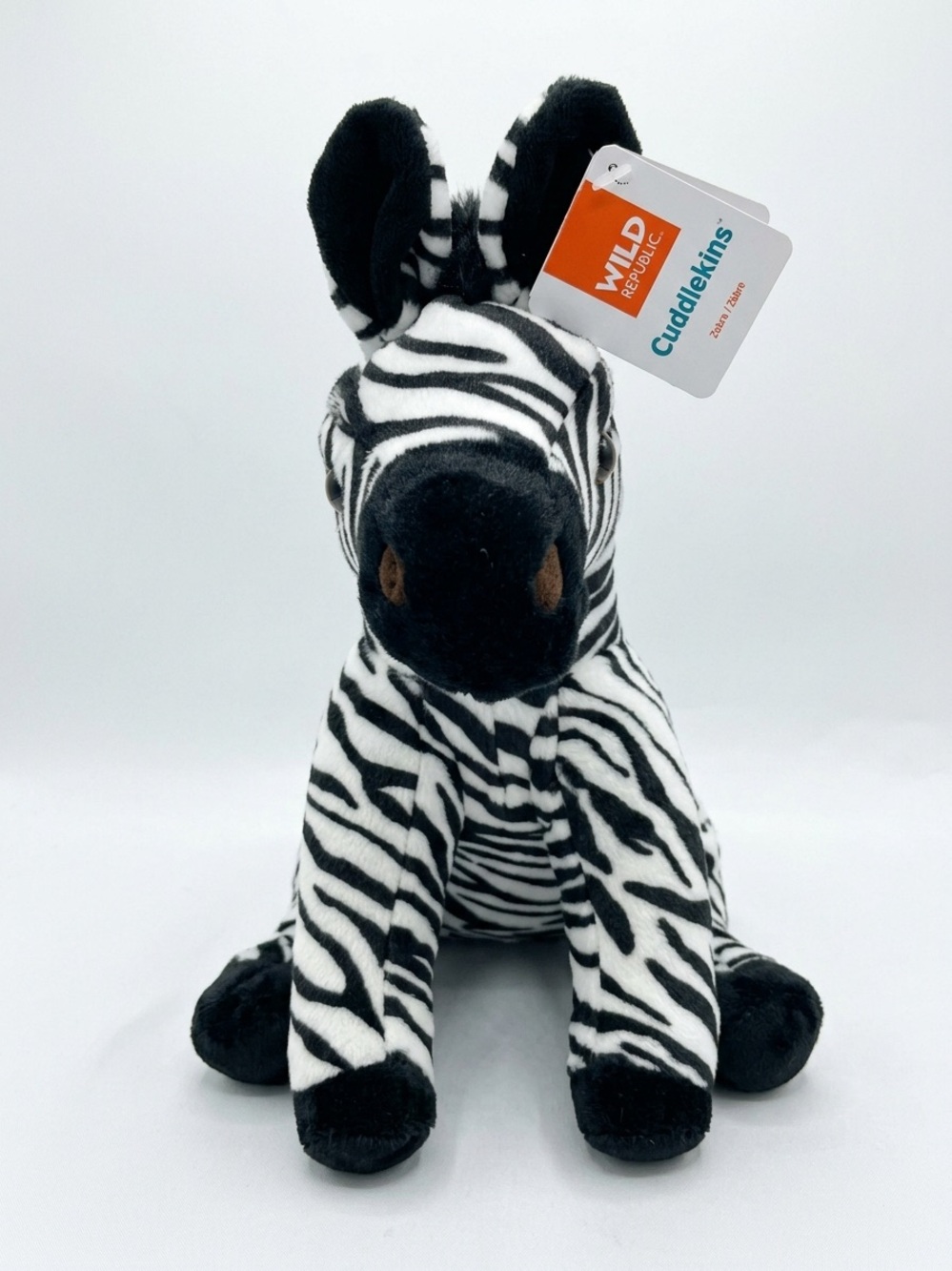 NEW! Wild Republic Cuddelkins Zebra Plush Toy